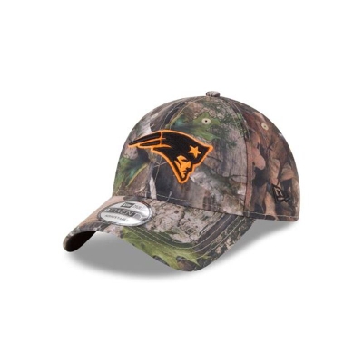 New England Patriots Gorra | New Era NFL True Timber 9twenty Adjustable Cap Mexico - Marrom